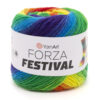 Купить пряжу YARNART FORZA FESTIVAL цвет 2914 производства фабрики YARNART