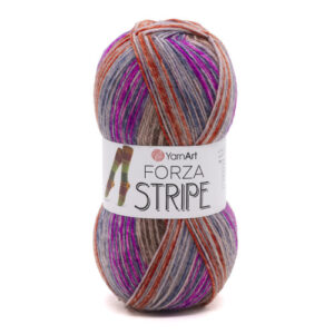 Купить пряжу YARNART Forza Stripe цвет 2802 производства фабрики YARNART