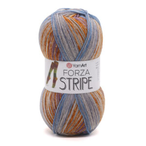 Купить пряжу YARNART Forza Stripe цвет 2805 производства фабрики YARNART