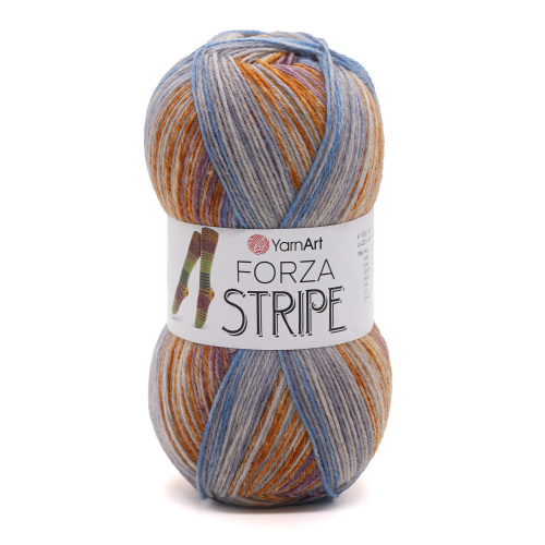 Купить пряжу YARNART Forza Stripe цвет 2805 производства фабрики YARNART