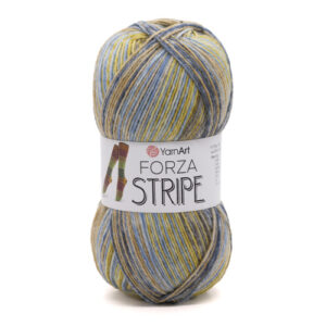 Купить пряжу YARNART Forza Stripe цвет 2807 производства фабрики YARNART