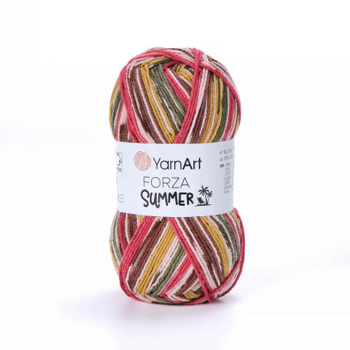 Купить пряжу YARNART FORZA SUMMER цвет 6908 производства фабрики YARNART